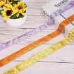 cinta tira cadena lentejuelas cuadradas colores ancho 25mms por 19mts color plateado 3