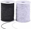 elastico cordon redondo 2 5mms rollo 90 mts color negro 1