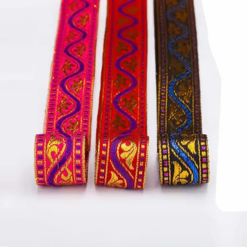 galon trimmings motivos hindu ancho 33mms x7mts varios colores 0
