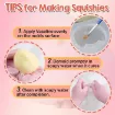 set 4 moldes silicona para resina epoxi lets resin modelo pollitos para taba squishy x4 5 8x6cms 5
