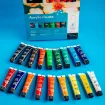 set 18 acrilicos pomo 12ml premium signature mont marte pintura acrilica colores basicos 3