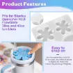 set 2 moldes silicona para resina lets resin colgantes etiquetas 16 modelos 8cms 2