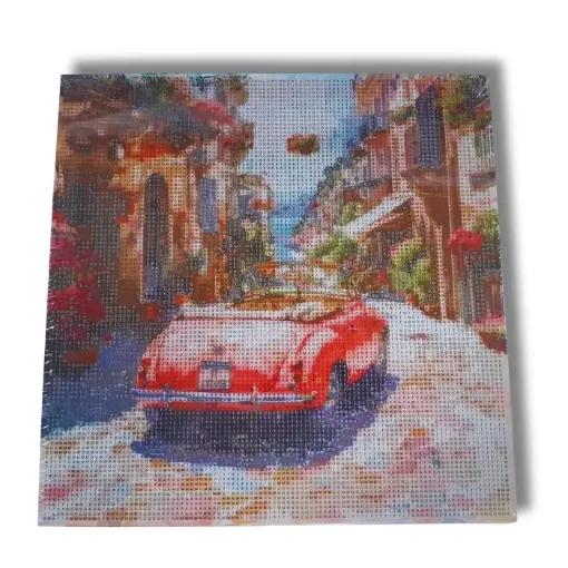 pintura diamantes 5d bastidor cuadrado 30x30cms motivo voyage 0