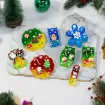 set 2 moldes silicona para resina lets resin colgantes etiquetas 16 modelos 8cms 3