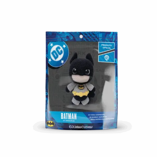 kit crochet para hacer amigurumis linhas corrente modelo dc batman 0