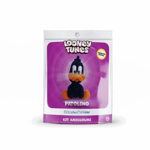 kit crochet para hacer amigurumis linhas corrente modelo looney tunes pato lucas 0