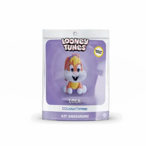 kit crochet para hacer amigurumis linhas corrente modelo looney tunes lola 0