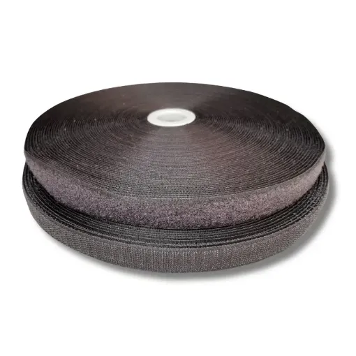velcro sin adhesivo 25mms ancho felp pin color marron paquete 250cms 0