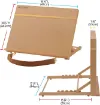 atril soporte para libro tablet dibujo sketch madera haya regulable meeden 36x47x3 5cms nogal 2