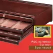 cajonera caja almacenaje para arte madera haya europea meeden 4 cajones nogal oscuro 3