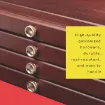 cajonera caja almacenaje para arte madera haya europea meeden 4 cajones nogal oscuro 5