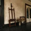 caballete atril pie profesional madera haya inclinable meeden ruedas 60x55x180 255cm nogal 6