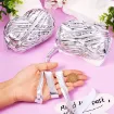 trapillo poliester simil eco cuero metalizado t shirt yarn crochet ovillo 100grs color plata oscuro 3