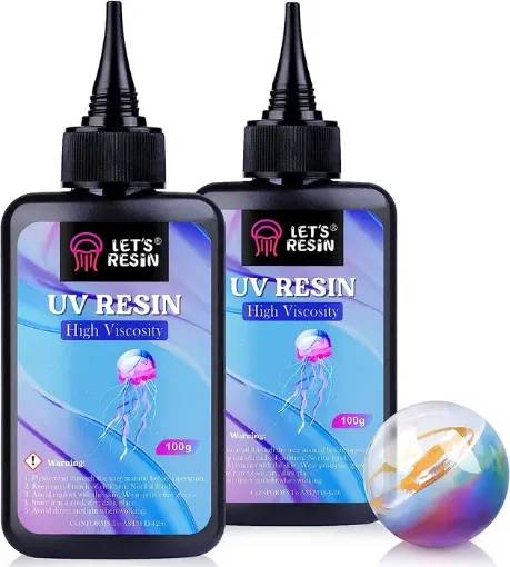 resina uv transparente alta viscosidad uv high viscosity clear hard uv resin lets resin 100grs set x2 0