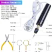 taladro mini portatil para resina epoxi inalambrico lets resin carga usb pinza accesorios 1