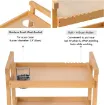 carrito rodante profesional para suministros arte madera maciza haya meeden 3 cajones 2