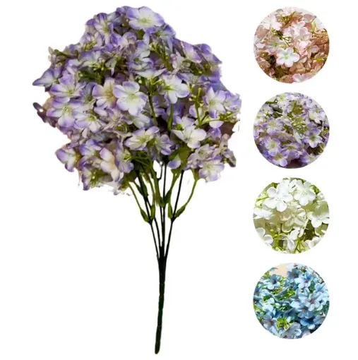 ramo flores artificiales 37cms varios colores 0