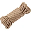 cuerda rustica yute trenzada 5mms natural rollo 10mts aprox 2