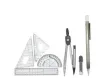 compas metalico juego geometria estuche 0