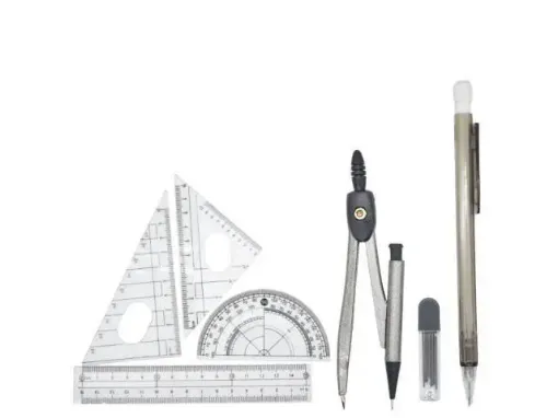 compas metalico juego geometria estuche 0