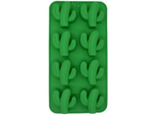 molde silicona para jabones reposteria 11x21cms motivo cactus x8 0