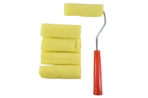 rodillo espuma mango pintar 4 repuestos 0