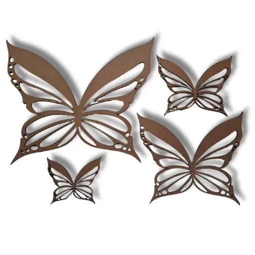 calado mdf t4 15cms serie insectos modelo mariposa sin antenas 14x12cms 0