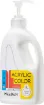 pintura acrilica versatil multiuso meeden envase dispensador 1lt color blanco titanio white 0