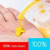 pintura acrilica versatil multiuso meeden envase dispensador 1lt color amarillo medio mid 1