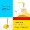 pintura acrilica versatil multiuso meeden envase dispensador 1lt color amarillo medio mid 2