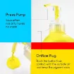 pintura acrilica versatil multiuso meeden envase dispensador 1lt color amarillo limon lemon 2