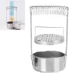 soporte para lavar limpiar pinceles acero inoxidable recipiente doble para pinturas meeden 1