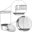 soporte para lavar limpiar pinceles acero inoxidable recipiente doble para pinturas meeden 2