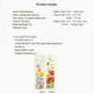 kit para bordar punto cruz set 2 marcadores 18x15cms motivo floral 2