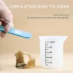taza vaso silicona para preparar mezclar resina epoxi medida 70x60mms 100ml 5
