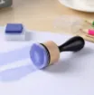 herramienta aplicadora tinta para sellos mango scrapbooking 70x33mms 2 repuestos esponja 5