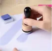 herramienta aplicadora tinta para sellos mango scrapbooking 70x33mms 2 repuestos esponja 6