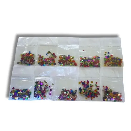 purpurinas sobre brillantina glitter colores x10 sobres 0