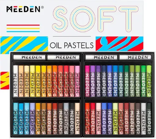 set 52 oleo pasteles suaves profesionals meeden set 48 colores soft intensos 4 blancos 0