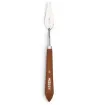 espatula metalica cromada mango madera profesional meeden modelo 3014 11 0