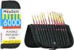 portapinceles estuche tela oxford cremallera medida 29x11 5cms color negro 2