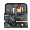 set 10 pinceles para acuarela artist watercolor brush meeden pelo pony practico estuche 0