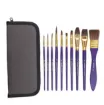 set 10 pinceles para acuarela artist watercolor brush meeden pelo pony practico estuche 1