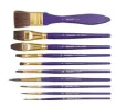 set 10 pinceles para acuarela artist watercolor brush meeden pelo pony practico estuche 3