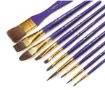 set 10 pinceles para acuarela artist watercolor brush meeden pelo pony practico estuche 5