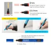 set 12 marcadores acrilicos profesionales punta reversible 0 5mm 1mm 2mms meeden x12 colores 3