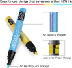 set 12 marcadores acrilicos profesionales punta reversible 0 5mm 1mm 2mms meeden x12 colores 5