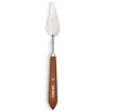 espatula metalica cromada mango madera profesional meeden modelo 3014 12 0