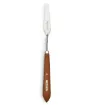 espatula metalica cromada mango madera profesional meeden modelo 3014 06 paleta 82mms 0
