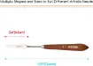 espatula metalica cromada mango madera profesional meeden modelo 3014 05 paleta 66mms 1